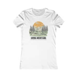 Sierra Mountains Tee - White