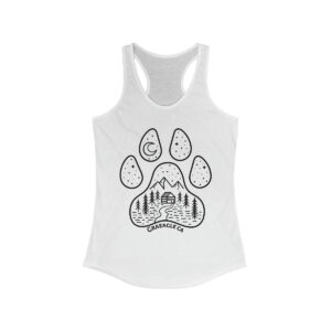 Bear Print Graeagle Tanktop - White