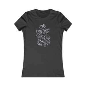 Ganesha Yoga Tee - Dark Gray Heather