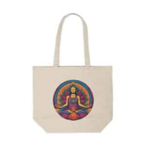 Aligned Large Canvas Tote Bag