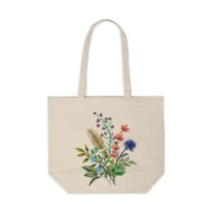 Bloom Canvas Shopping Tote